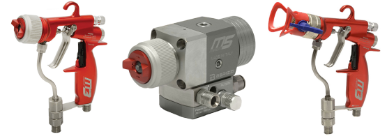 Краскопульт безвоздушный комбинированный